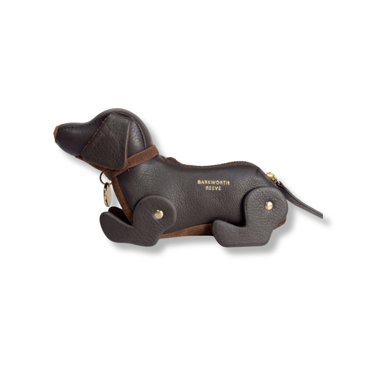 Doogle the Puppy Purse, in Chocolate Leather