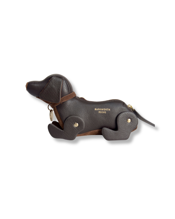 Doogle the Puppy Purse, in Chocolate Leather