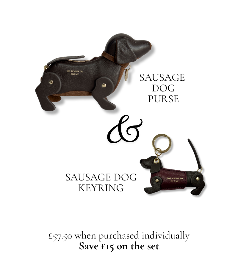 Mini Chocolate Sausage Dog Gift Set (Doogle Purse & Keyring).
