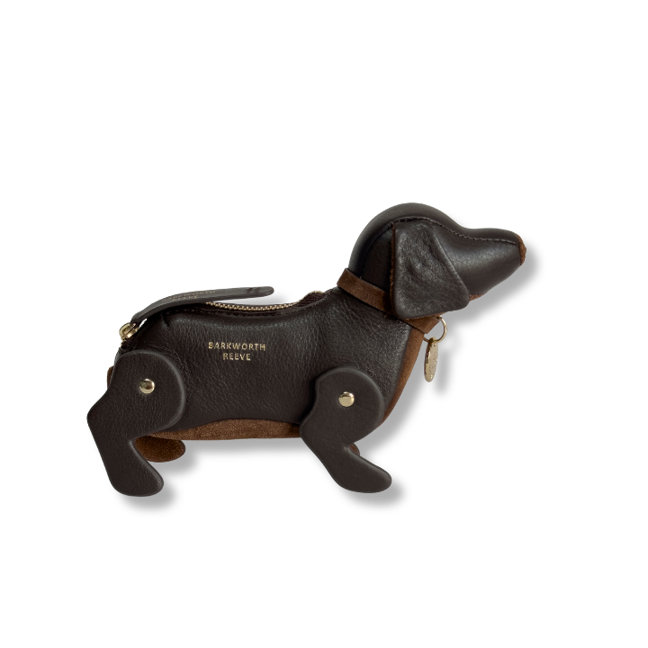 Doogle the Puppy Purse, in Chocolate Leather