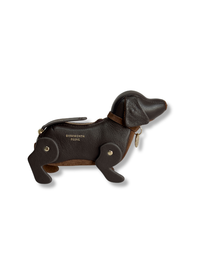 Doogle the Puppy Purse, in Chocolate Leather