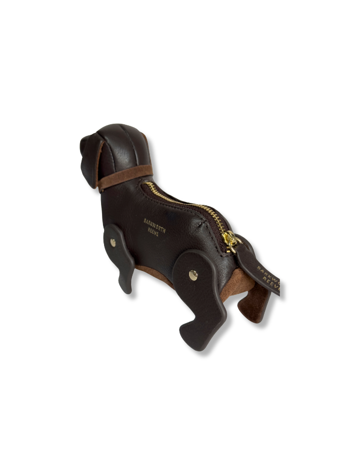 Doogle the Puppy Purse, in Chocolate Leather