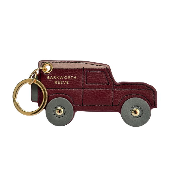 Off Road 4x4 Keyring in Burgundy Pink
