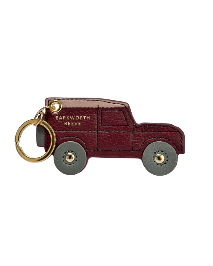 Off Road 4x4 Keyring in Burgundy Pink