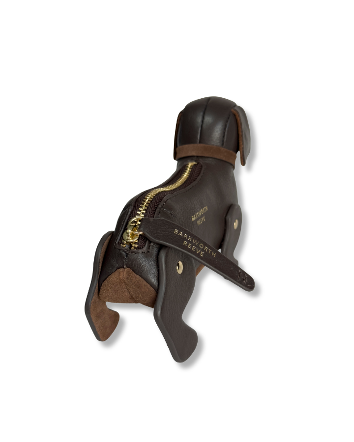 Doogle the Puppy Purse, in Chocolate Leather