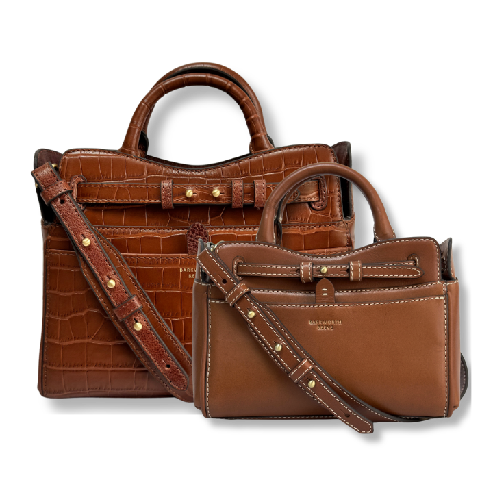 Ambridge Mini in Tan Polished Estate Leather