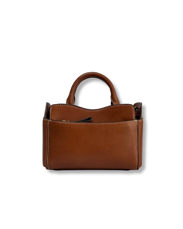 Ambridge Mini in Tan Polished Estate Leather