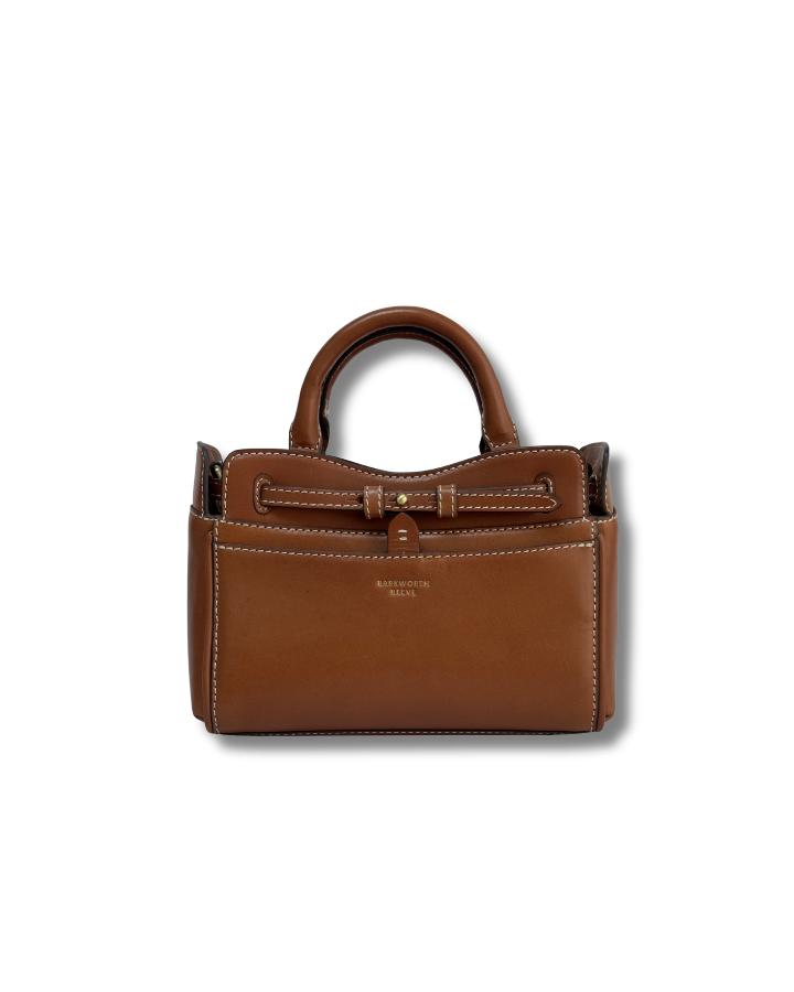 Ambridge Mini in Tan Polished Estate Leather