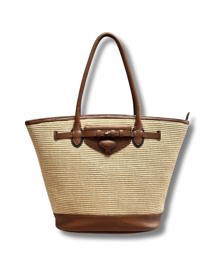 Bar Harbour in Raffia & Tan Grain