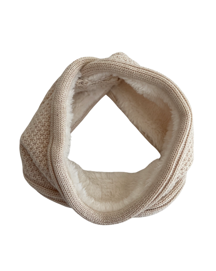 Moss Knit Headband in Cream