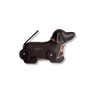 Doogle the Puppy Purse, in Truffle Plum & Rosewood Pink