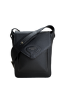 black cross body bag with cross body webbing strap