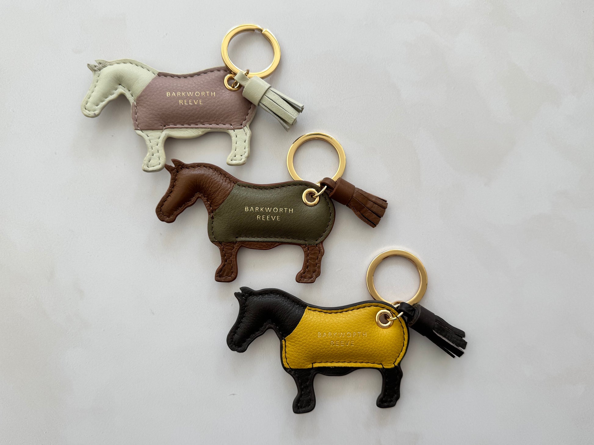 Milton Pony Keyring in Brown Bay & Caramel