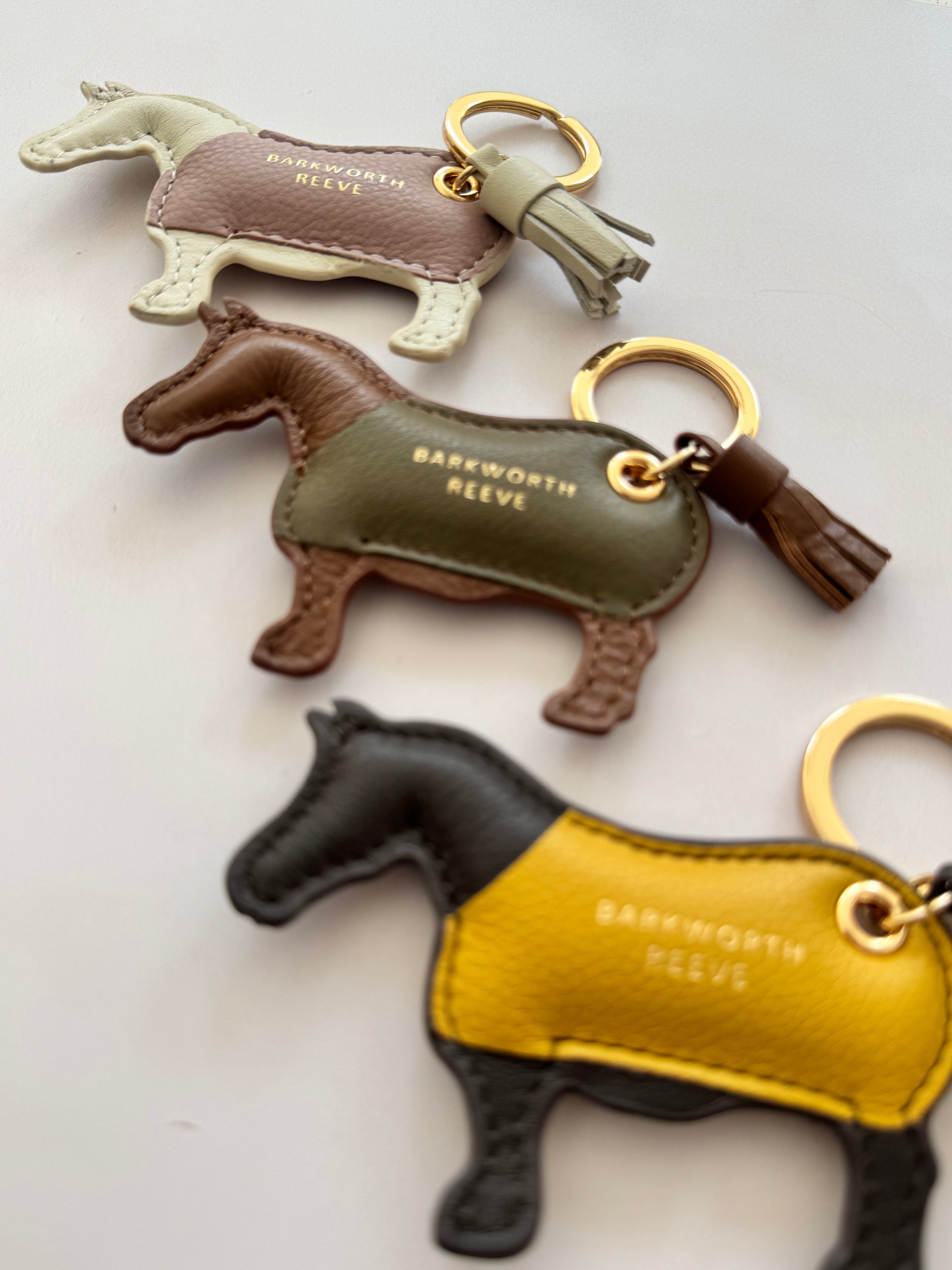 Milton Pony Keyring in Brown Bay & Caramel