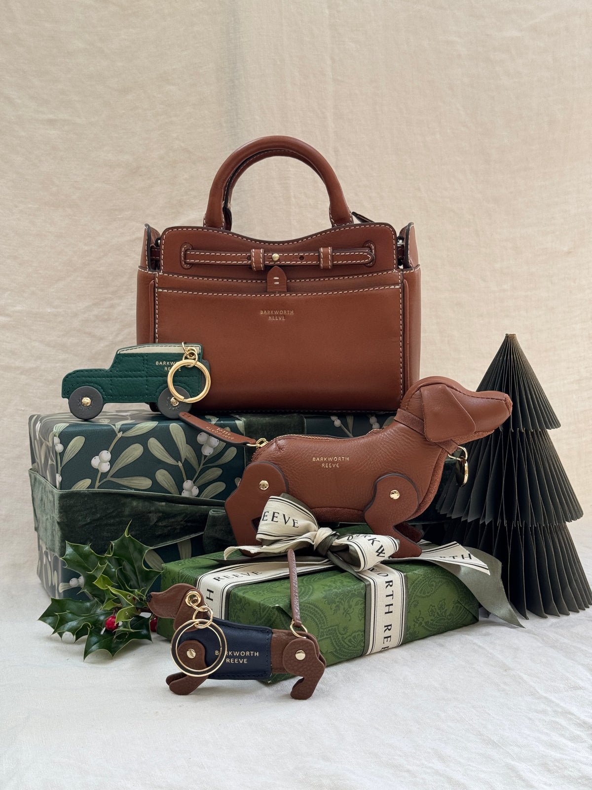 Ambridge Mini in Tan Polished Estate Leather