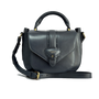 Belton Saddle in Navy Polished Estate Leather