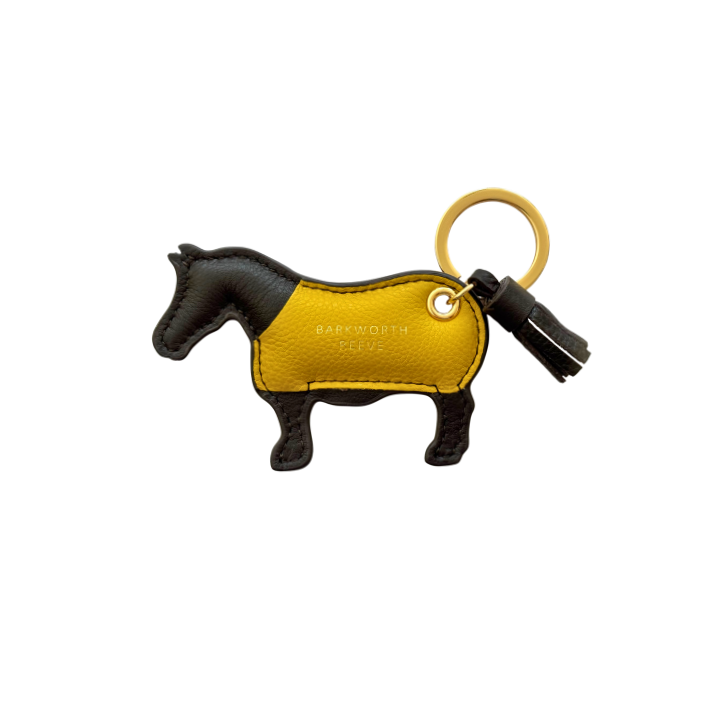 Milton Pony Keyring in Brown Bay & Caramel