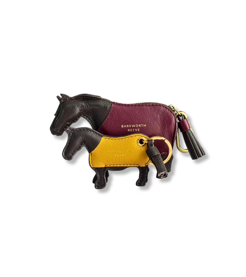 Pony Purse & Keyring Gift Set in Chocolate