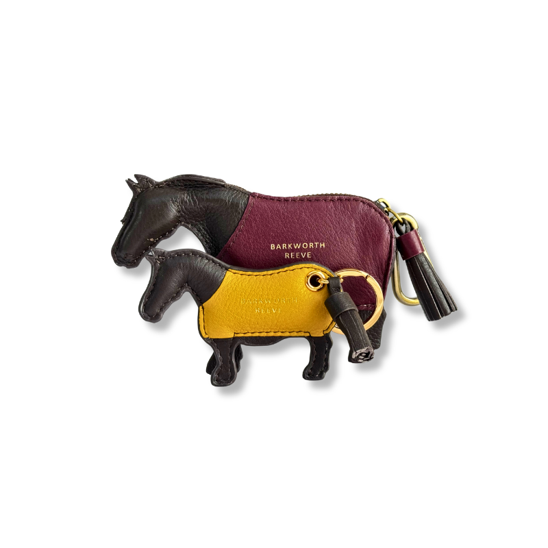 Pony Purse & Keyring Gift Set in Chocolate