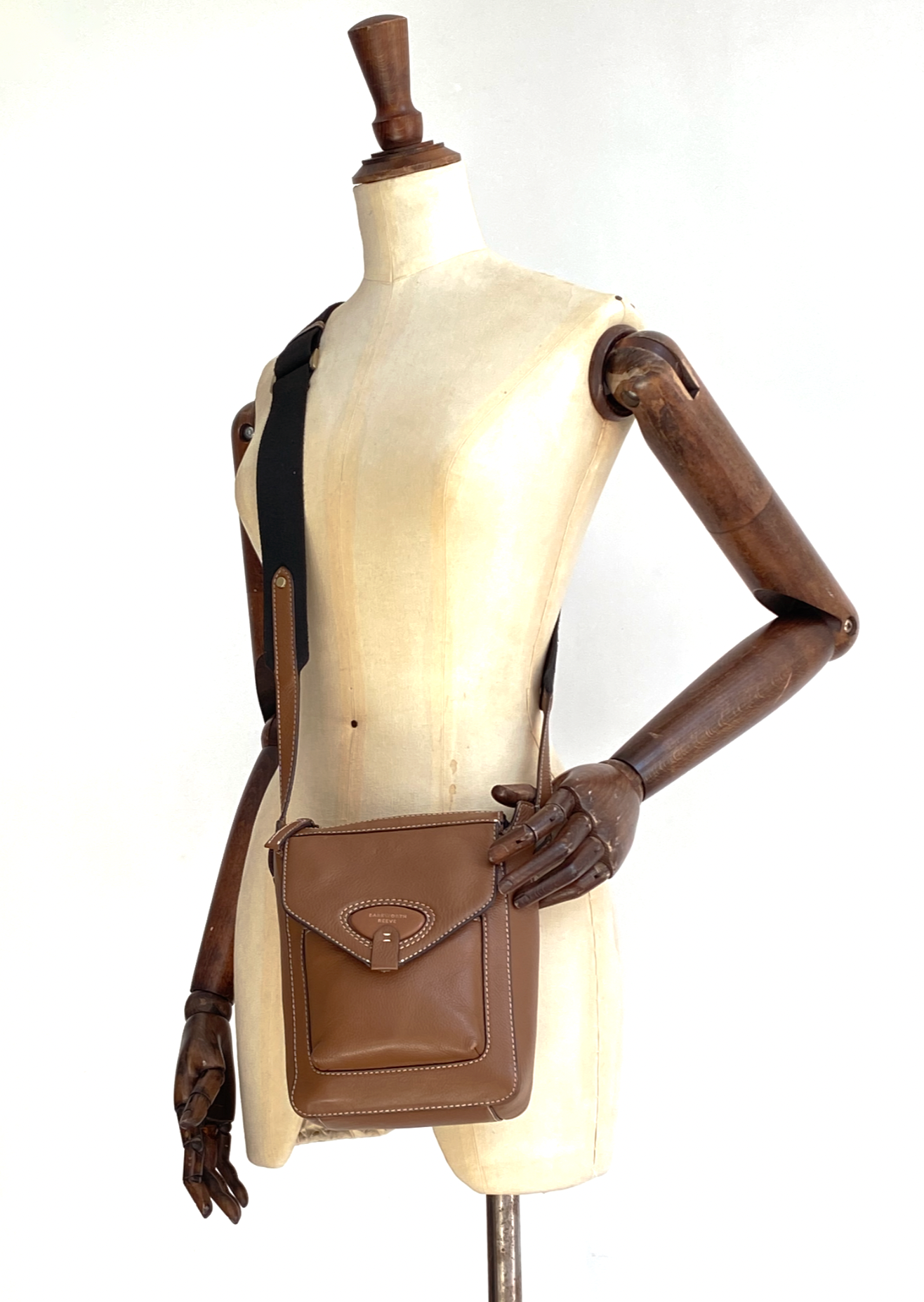 Hackthorn Tan Leather Crossbody Bag