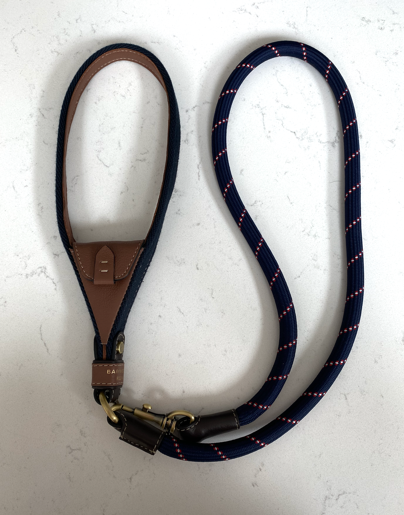 Luxury Dog Lead with Intergrated Poo Bag Holder