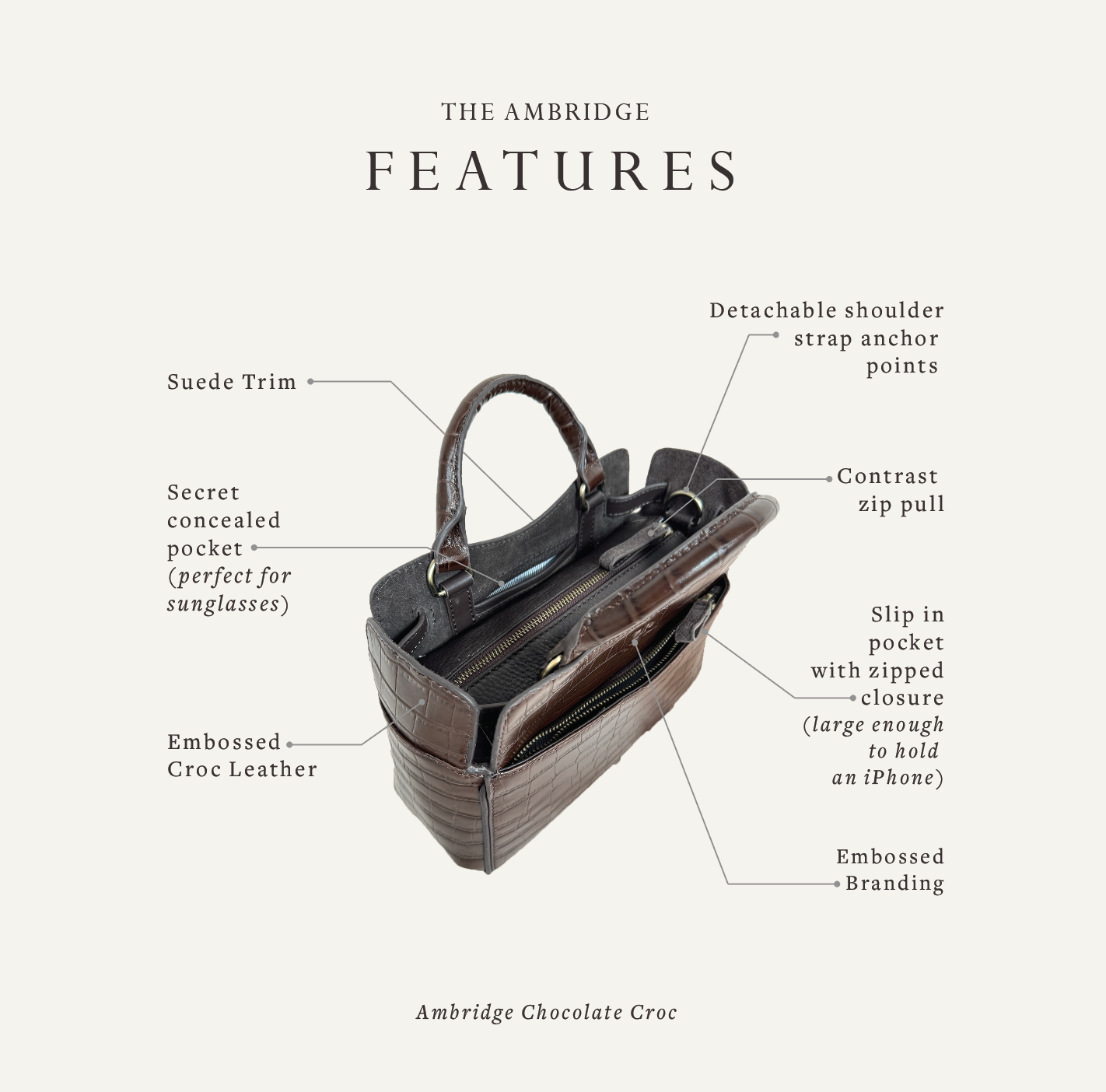 Ambridge in Tan Estate Leather