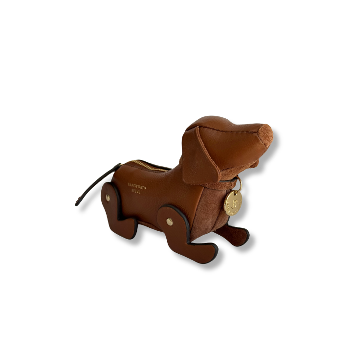 Doogle the Puppy Purse, in Tan Grain