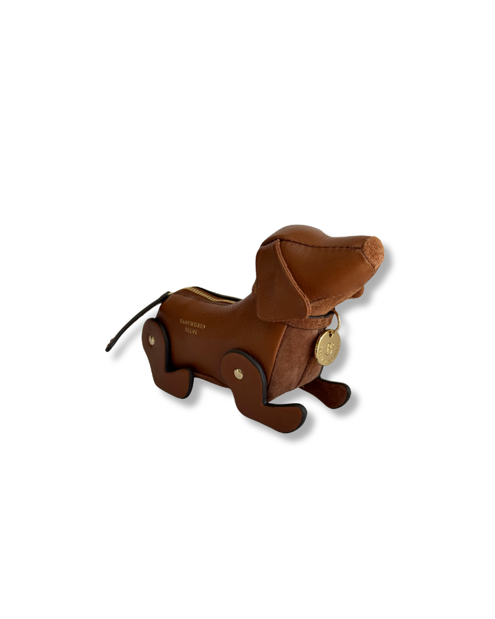 Doogle the Puppy Purse, in Tan Grain