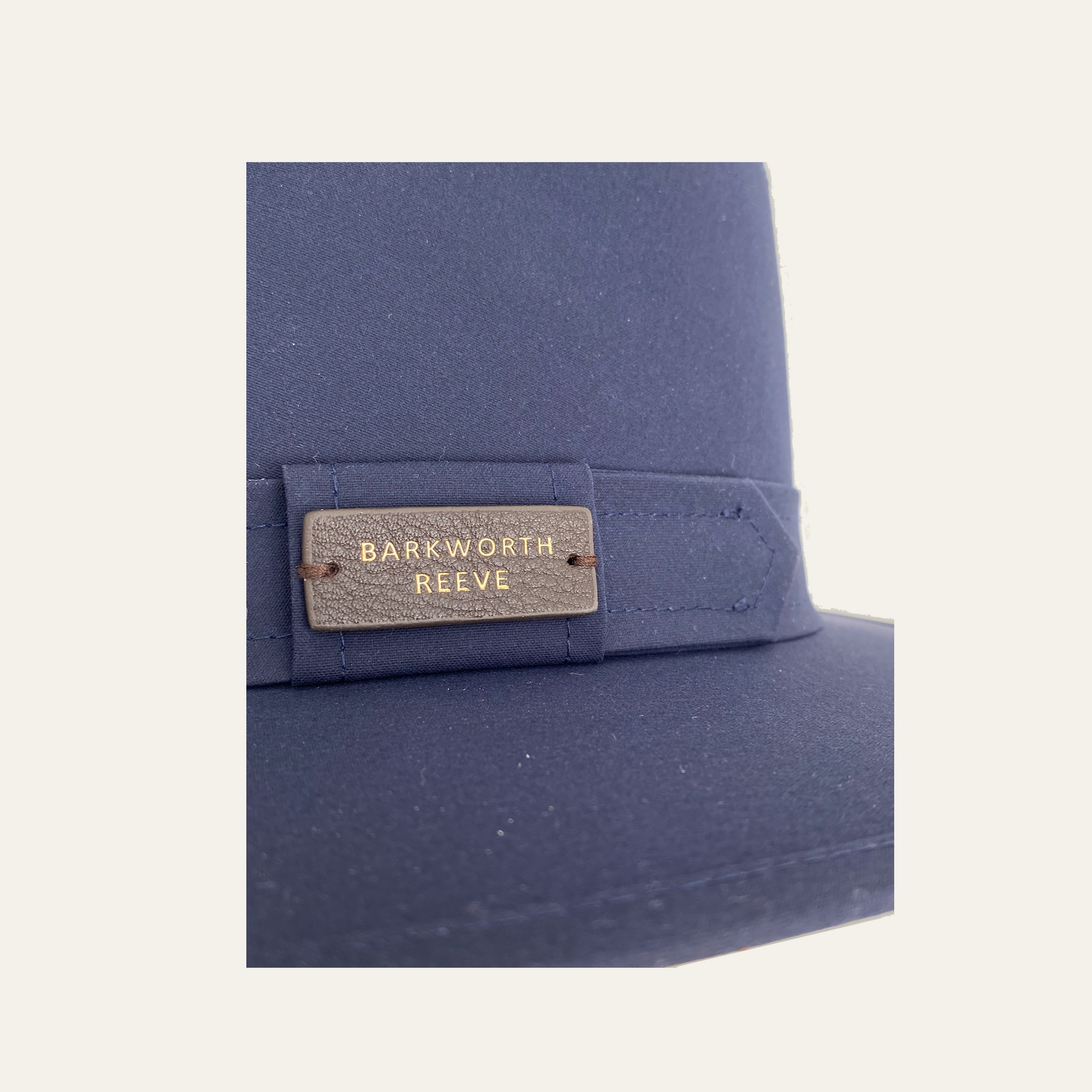 Thimbley Waxed Fedora in Navy Blue