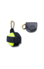 navy croc treat pouch and ball holder
